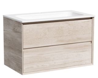 Подвесная тумба под раковину Sancos Marmi 2.0 MR2.080EG 79см дуб галифакс натуральный